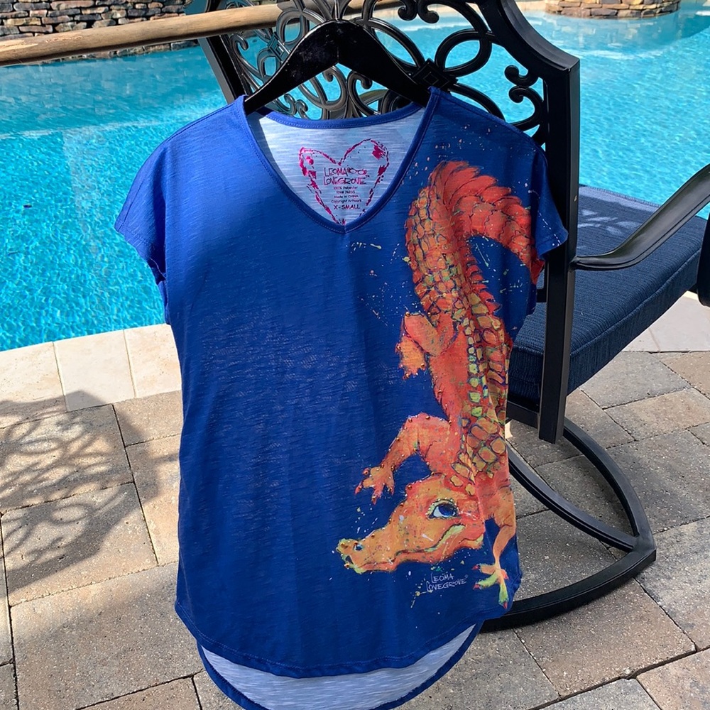 Leoma Lovegrove gator t-shirt